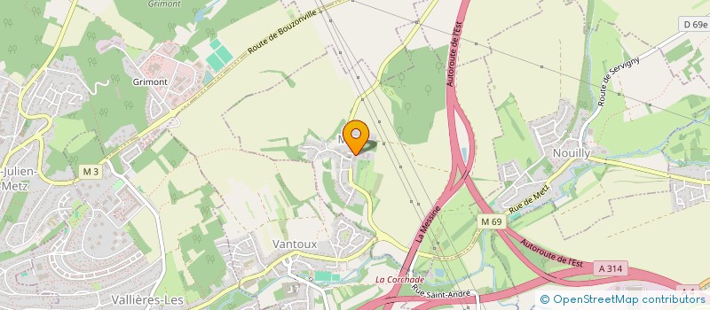 localisation de l'entreprise SAS FILOR  VAL DE BRIEY