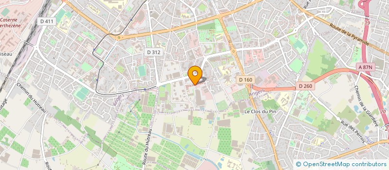 localisation de l'entreprise SAS FINANCIERE BENOIST  ANGERS