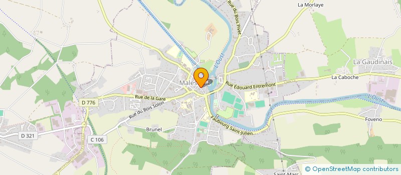 localisation de l'entreprise SAS FINANCIERE DENIS à MALESTROIT