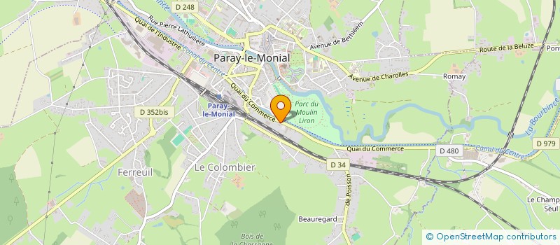localisation de l'entreprise SAS FINANCIERE THURET à PARAY-LE-MONIAL