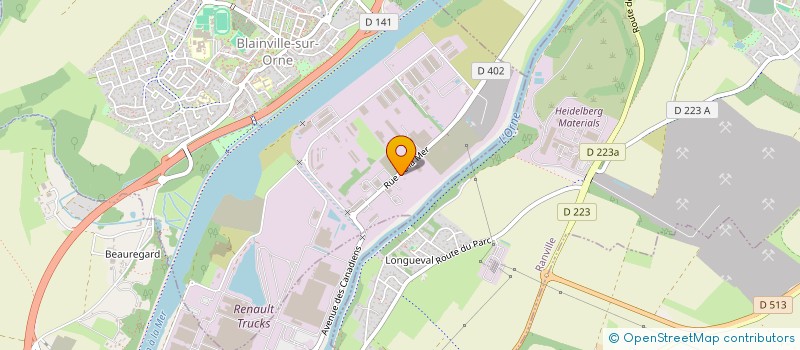 localisation de l'entreprise SAS FINANCIERE YANN MADELINE à BRETTEVILLE-SUR-ODON