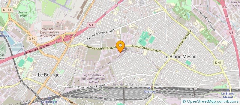 localisation de l'entreprise SAS FIT SENSATIONS à LE BLANC-MESNIL