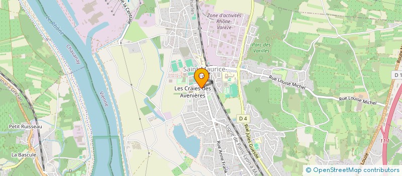 localisation de l'entreprise SAS FK FACADE  SAINT-MAURICE-L'EXIL