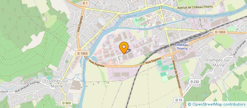 localisation de l'entreprise SAS FLAMANT ROGE à CHATEAU-THIERRY