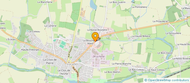 localisation de l'entreprise SAS FLAMME & BOIS à LOIREAUXENCE