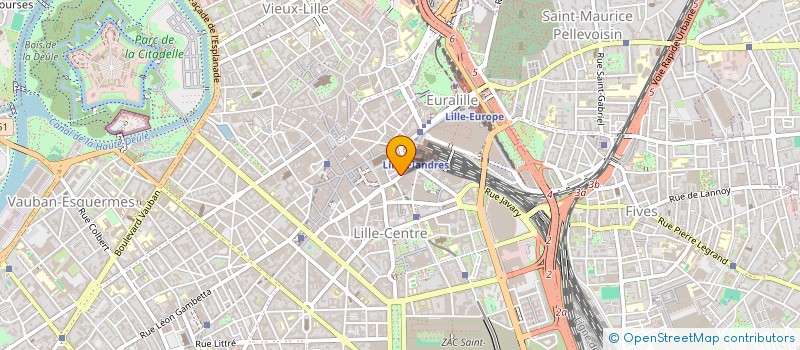 localisation de l'entreprise SAS FLANDRES GESTION IMMOBILIERE à LILLE