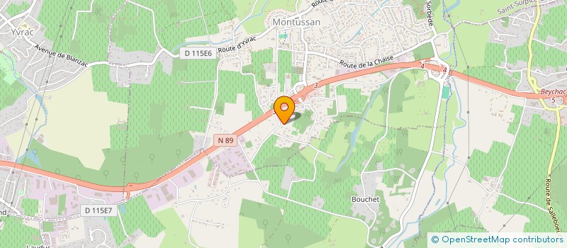 localisation de l'entreprise SAS FLASH CAR à MONTUSSAN