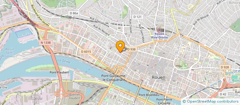 localisation de l'entreprise SAS FLAUBERT à ROUEN