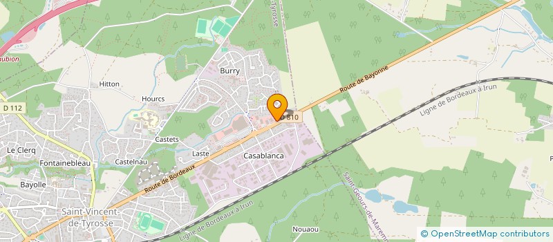 localisation de l'entreprise SAS FLD 2  SAINT-VINCENT-DE-TYROSSE