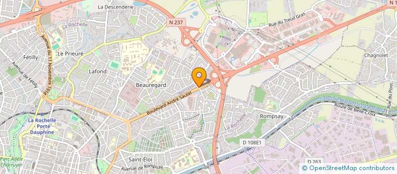 localisation de l'entreprise SAS FLECHETTAS  LA ROCHELLE