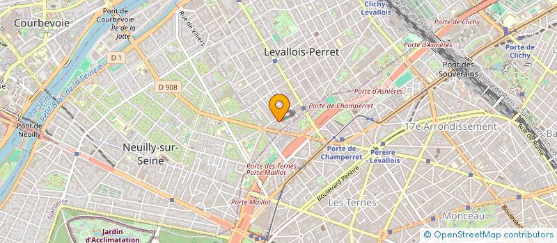 localisation de l'entreprise SAS FLEURETTE à LEVALLOIS-PERRET
