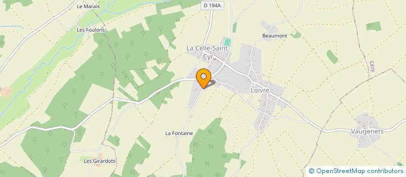 localisation de l'entreprise SAS FLEURY  LA CELLE-SAINT-CYR