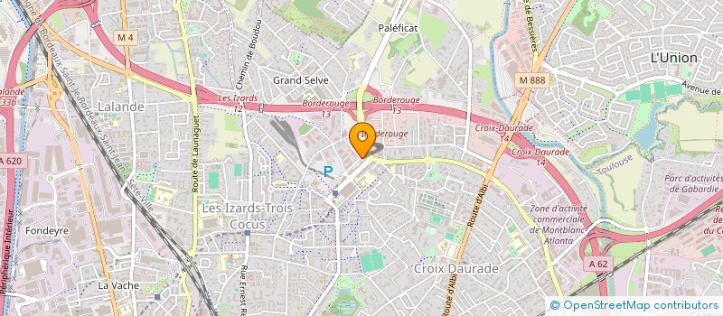 localisation de l'entreprise SAS FLEURY  TOULOUSE