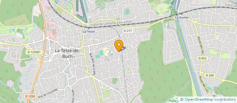 localisation de l'entreprise SAS FLOCH YOANN à LA TESTE-DE-BUCH