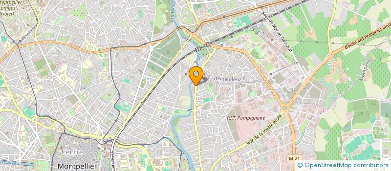 localisation de l'entreprise SAS FLORA à MONTPELLIER