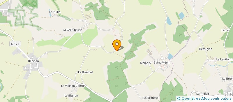 localisation de l'entreprise SAS FLORIAN BOSCHET  MONTENEUF