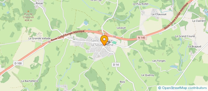 localisation de l'entreprise SAS FLOVIE  SAINT-MAURICE-LA-SOUTERRAINE