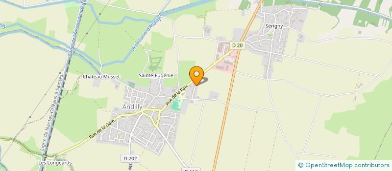 localisation de l'entreprise SAS FM SERVICES  ANDILLY