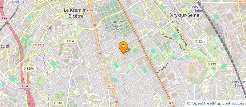 localisation de l'entreprise SAS FMK à VILLEJUIF