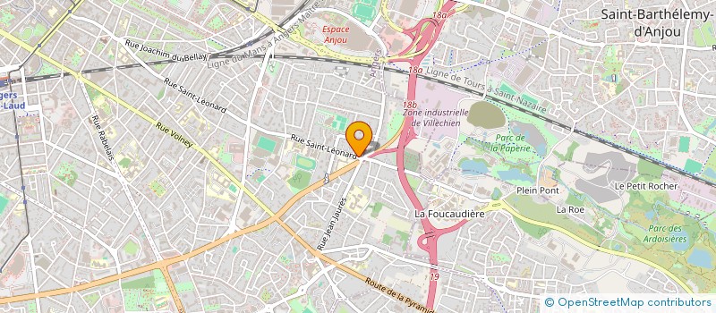 localisation de l'entreprise SAS FMPV à ANGERS