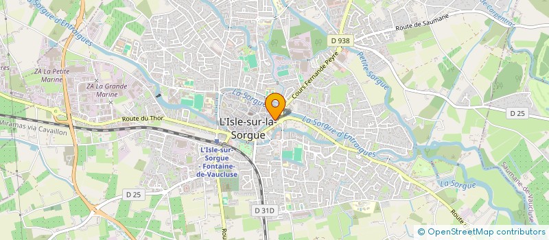 localisation de l'entreprise SAS FOGG  L ISLE SUR LA SORGUE