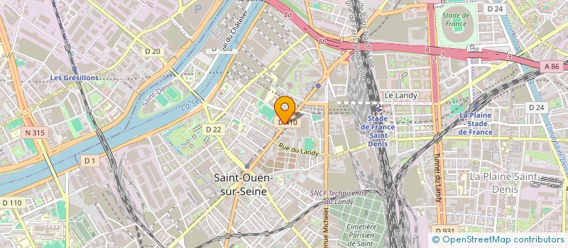 localisation de l'entreprise SAS FONCIERE JA&ES  SAINT-DENIS