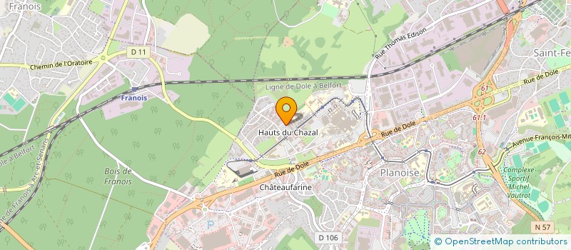 localisation de l'entreprise SAS FONCIERE MAXAP GROUPE  BESANCON