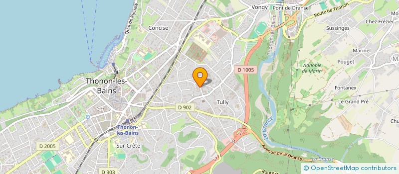 localisation de l'entreprise SAS FONCIERE SMART LIVING à THONON-LES-BAINS