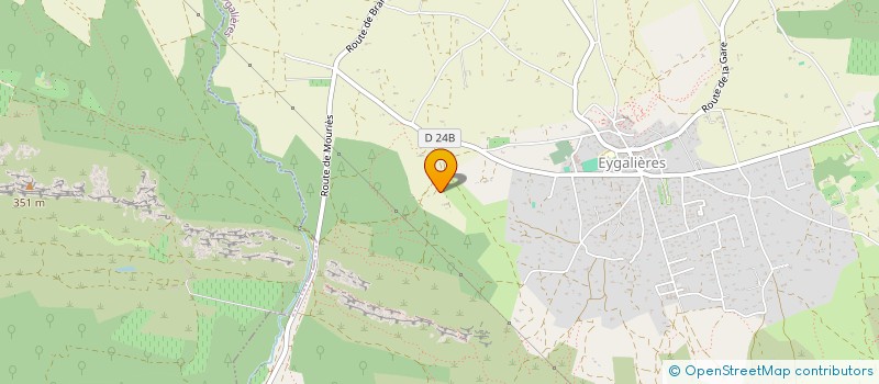localisation de l'entreprise SAS FONTINELLES à EYGALIERES