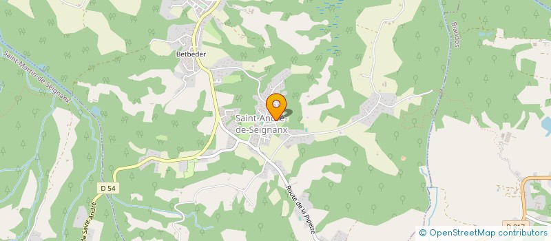 localisation de l'entreprise SAS FORET PROTECT  SAINT-ANDRE-DE-SEIGNANX