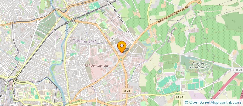 localisation de l'entreprise SAS FORMATION REDACTION WEB à MONTPELLIER
