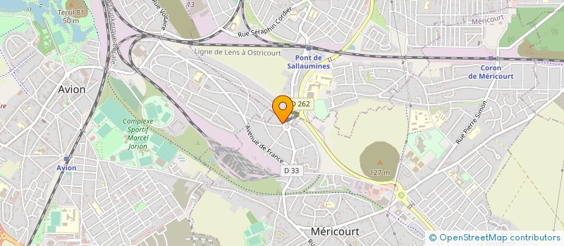 localisation de l'entreprise SAS FOSSEUX  THELUS