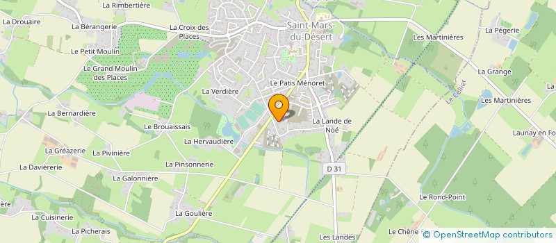 localisation de l'entreprise SAS FOUCHER à SAINT-MARS-DU-DESERT