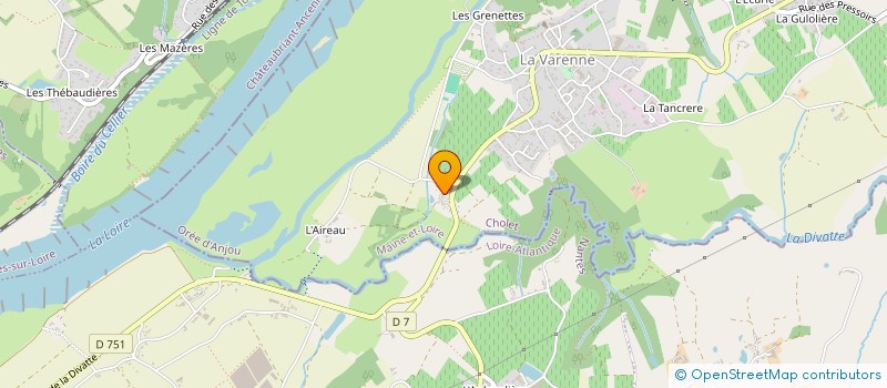 localisation de l'entreprise SAS FOUGERAY-MAURER  OREE-D'ANJOU