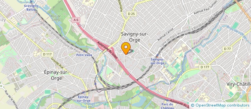 localisation de l'entreprise SAS FOULASTIER à SAVIGNY-SUR-ORGE