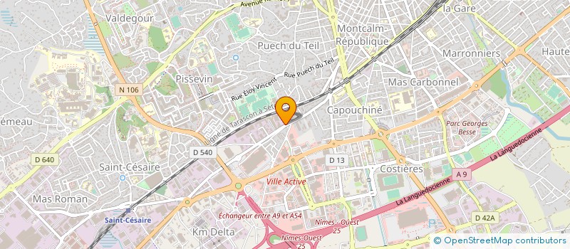 localisation de l'entreprise SAS FOURNITURE ET POSE COLLAD'EAU à NIMES