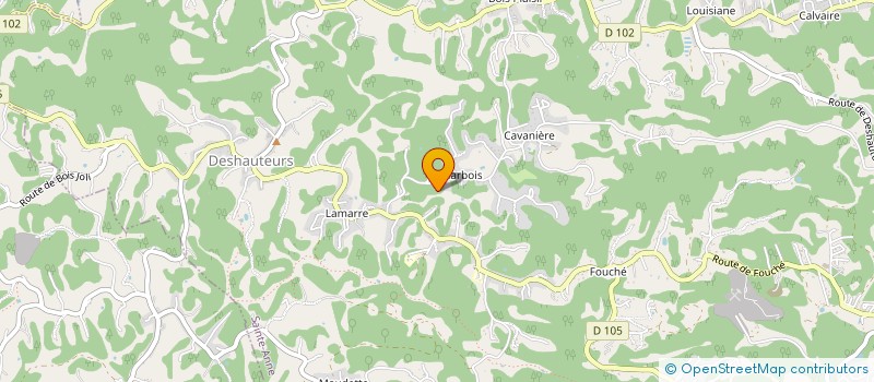localisation de l'entreprise SAS FRAICHEURS &SOURIRES à SAINTE-ANNE