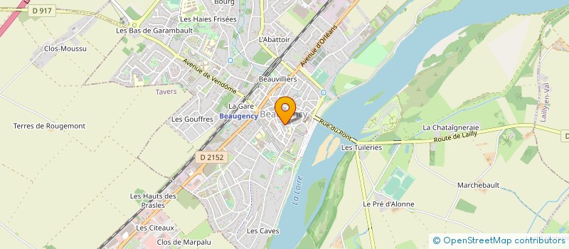 localisation de l'entreprise SAS FRAMA à BEAUGENCY