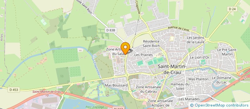 localisation de l'entreprise SAS FRANCE AQUARIUM SERVICE à SAINT-MARTIN-DE-CRAU