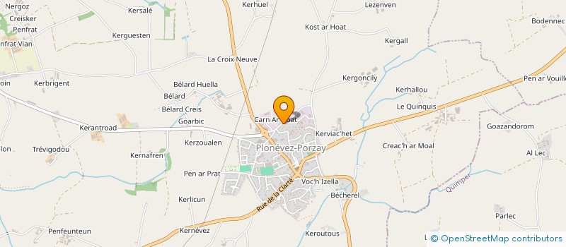 localisation de l'entreprise SAS FRANCE FILETS à PLONEVEZ-PORZAY