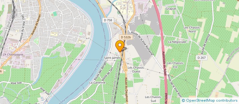 localisation de l'entreprise SAS FRANCE FORMATION ROUTIERE  MERCUROL-VEAUNES