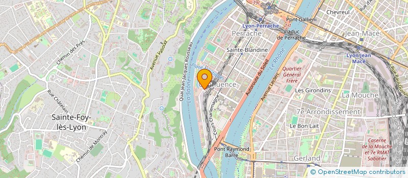 localisation de l'entreprise SAS FRANCHEVILLE  LYON