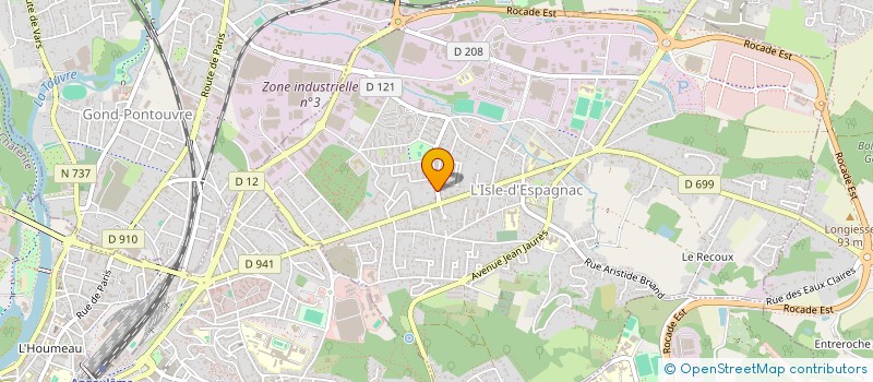 localisation de l'entreprise SAS FRANCIS TARDIEU à L'ISLE-D'ESPAGNAC