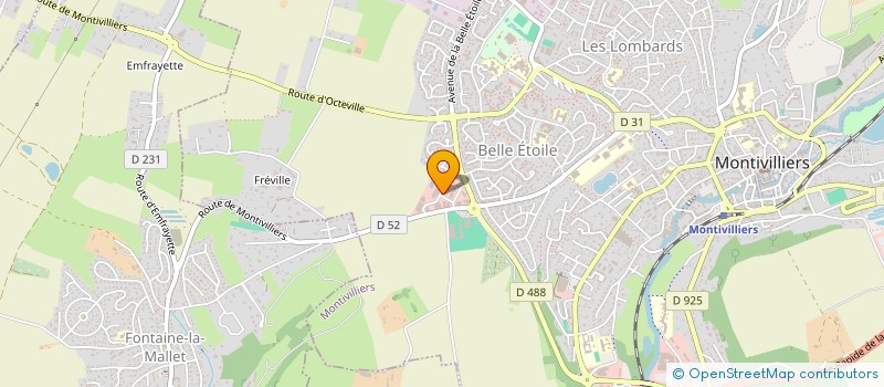 localisation de l'entreprise SAS FRANCK MENUISERIE  MONTIVILLIERS
