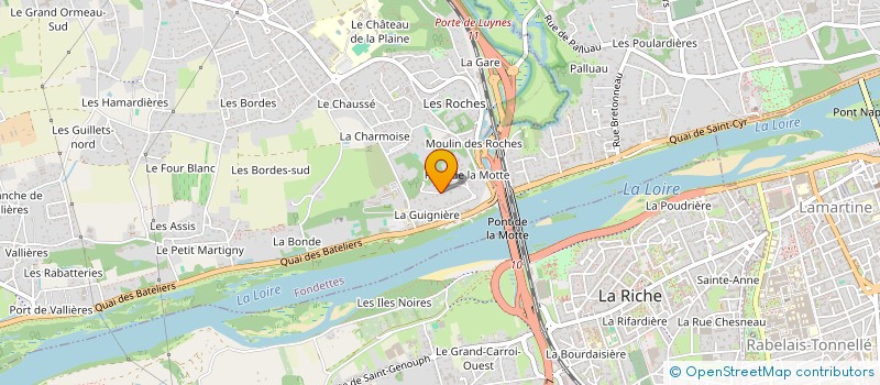 localisation de l'entreprise SAS FRANCOIS PATRIMOINE PROFESSIONNEL  FONDETTES