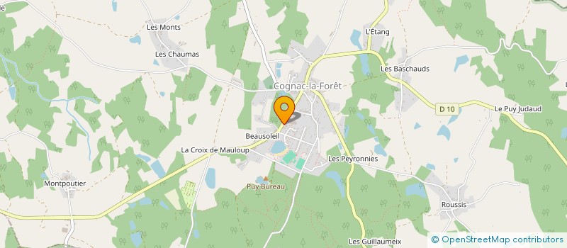 localisation de l'entreprise SAS FRANEROT à COGNAC-LA-FORET