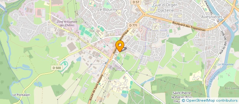 localisation de l'entreprise SAS FRANLIB  LAVAL