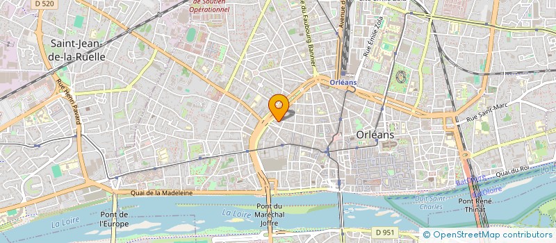 localisation de l'entreprise SAS FRASEO à ORLEANS