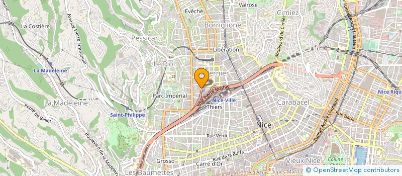 localisation de l'entreprise SAS FREMOND à NICE