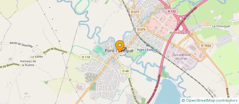 localisation de l'entreprise SAS FRESNEAU à PONT L'EVEQUE